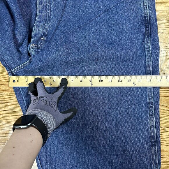 NEW Wrangler Men’s 48x36 Jeans Rugged Wear Regular Fit Relaxed Medium Wash - Picture 12 of 16